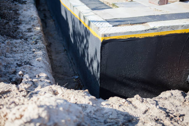 Professional Waterproofing technician working in Montrose, NY